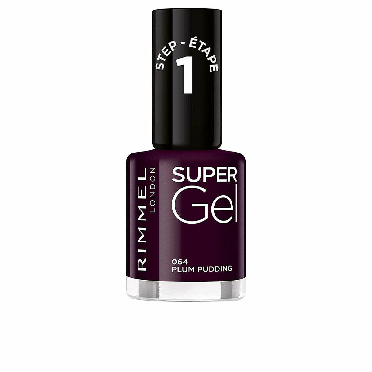 Nail polish Rimmel London Super Gel Plum Pudding Nº 064 (12 ml)