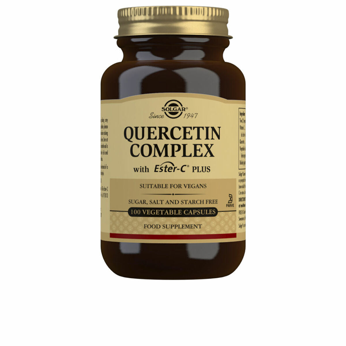 Quercitin Complex with Escter-C Plus Solgar 30227 100 Units Solgar