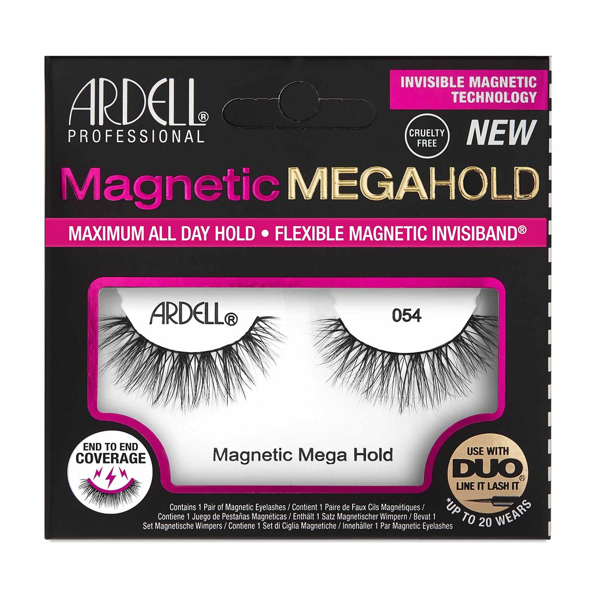 False Eyelashes Ardell Magnetic Megahold Nº 054 (1 Unit) Ardell