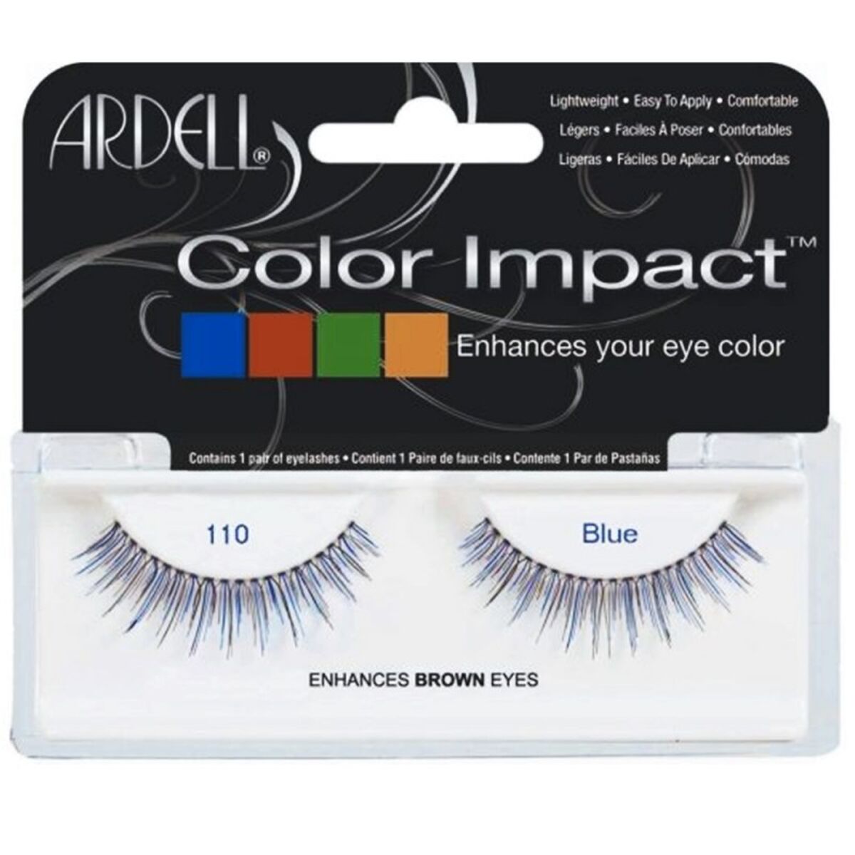 Set of false eyelashes Ardell Color Impact Nº 110 Blue Ardell