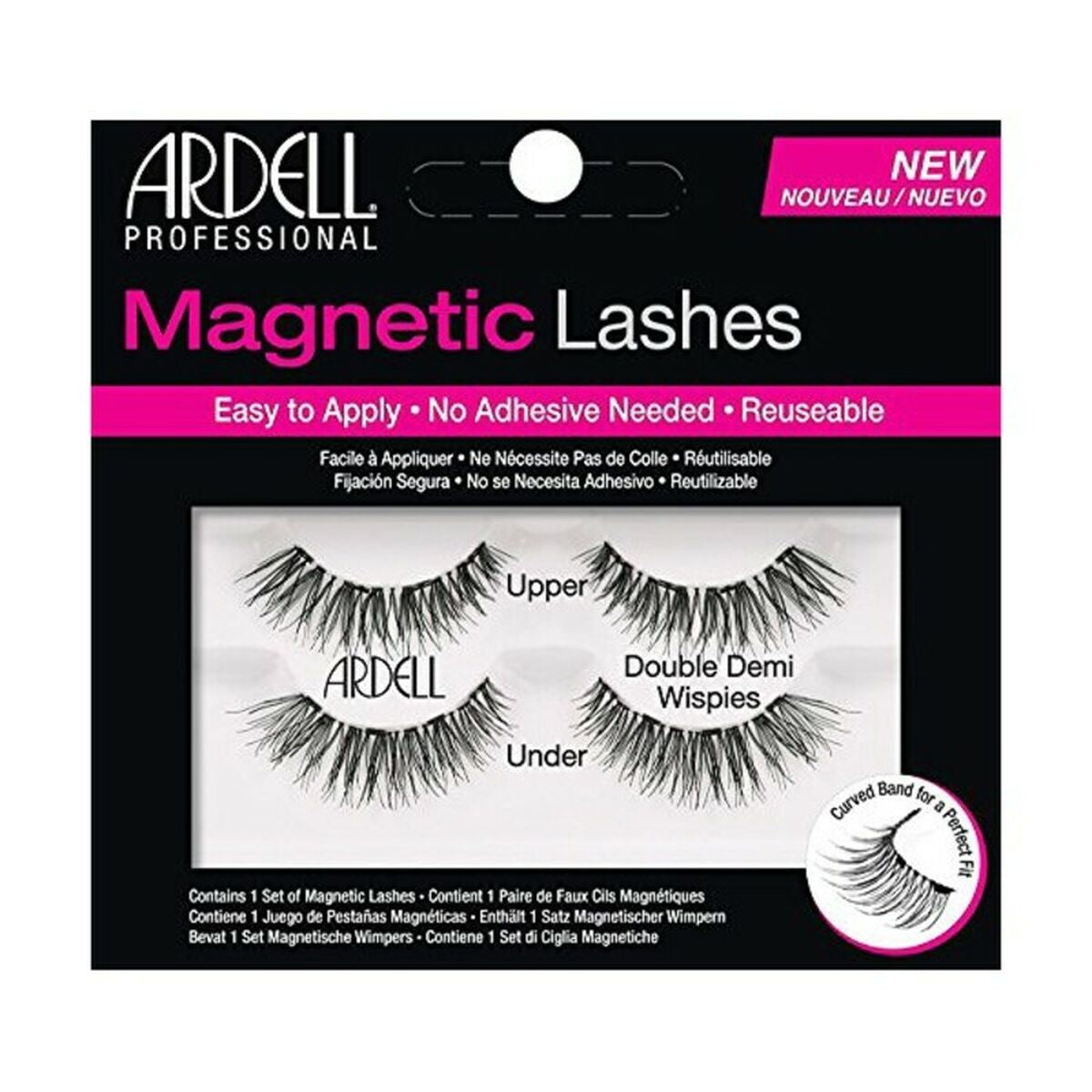 False Eyelashes Double Demi Wispies Ardell AII67952 Black (4 Units) Ardell