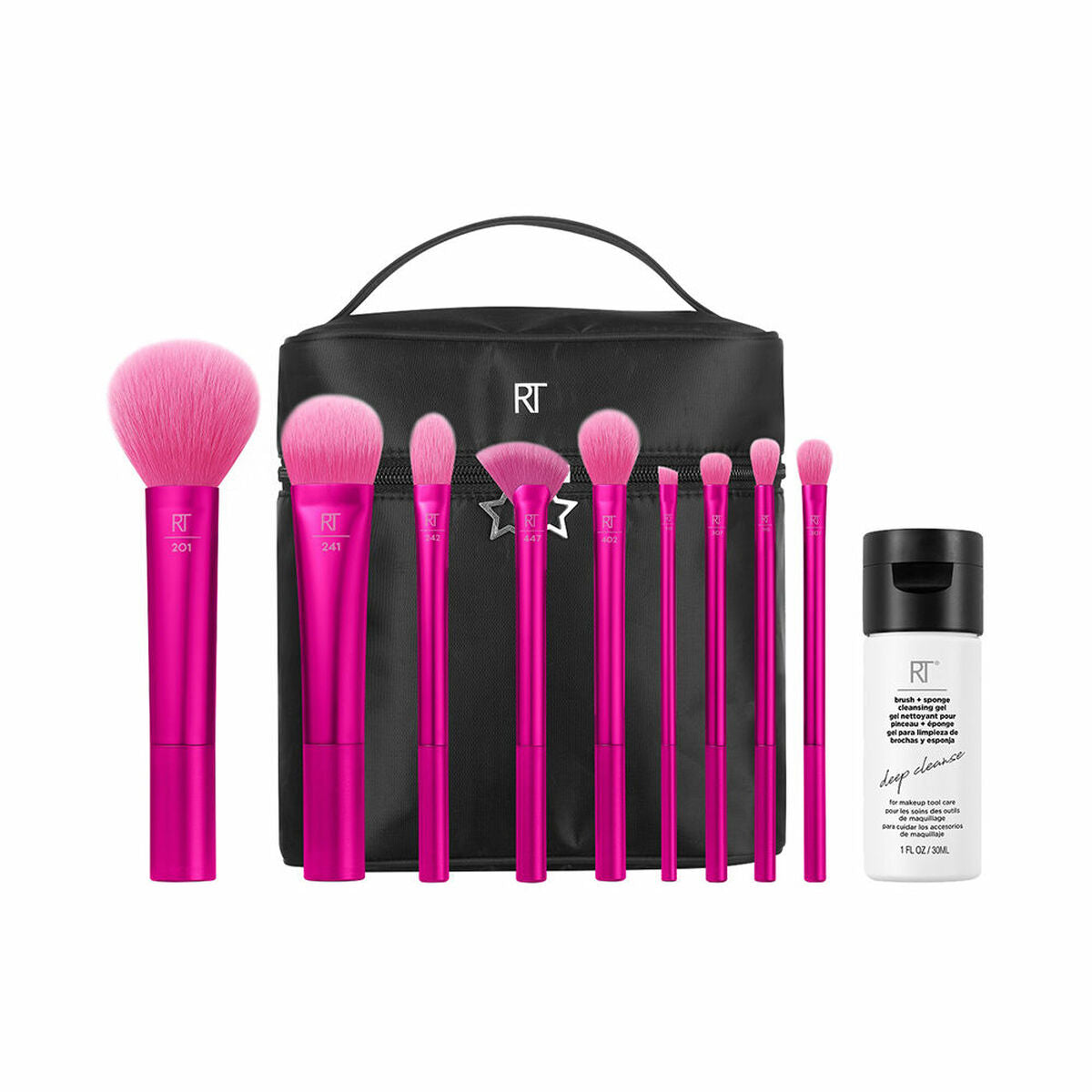 Set of Make-up Brushes Real Techniques Winter Brights 11 Pieces Real Techniques