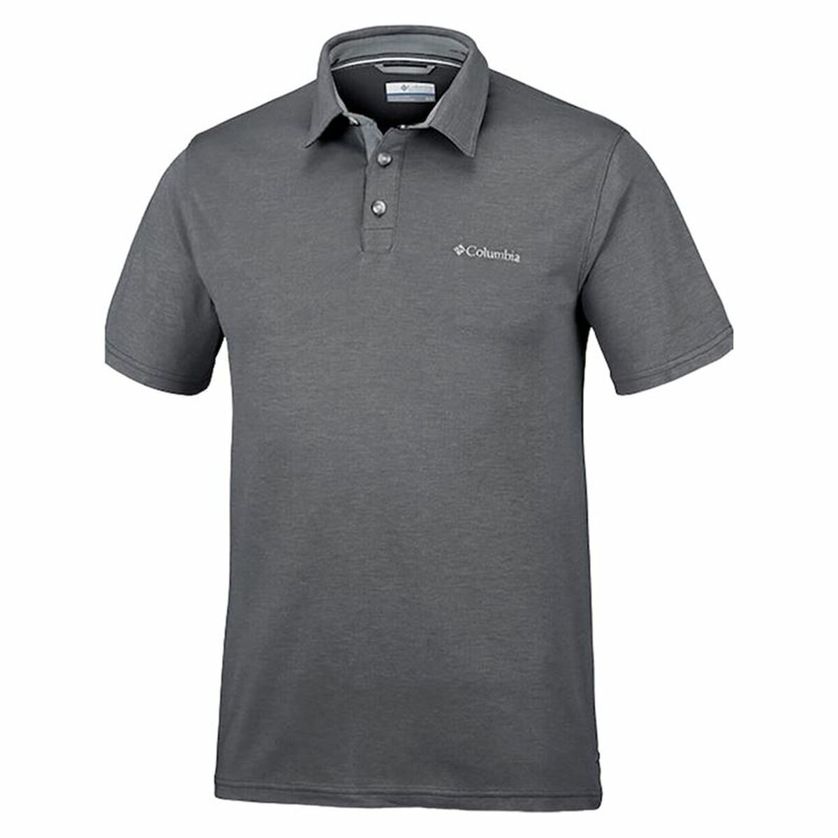 Men’s Short Sleeve Polo Shirt Columbia Nelson Point™ Dark grey