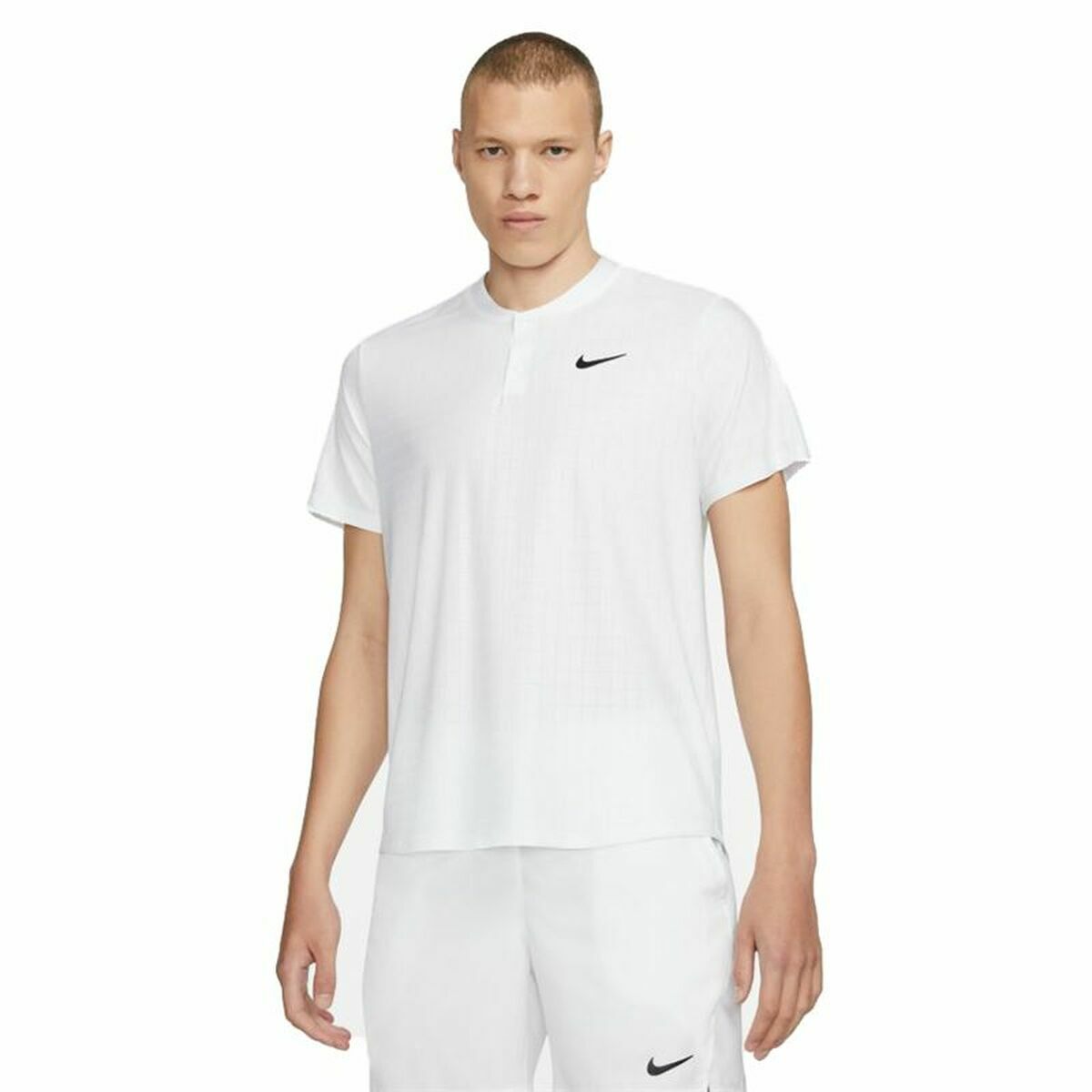 Men’s Short Sleeve Polo Shirt Nike Court Dri-Fit Advantage White Nike