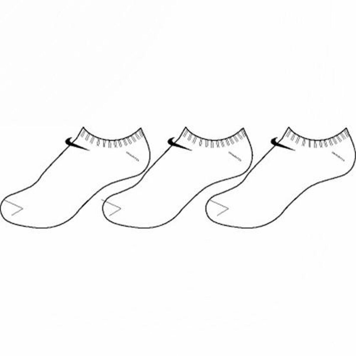 Ankle Sports Socks Nike SX2554 101 White/Black Nike