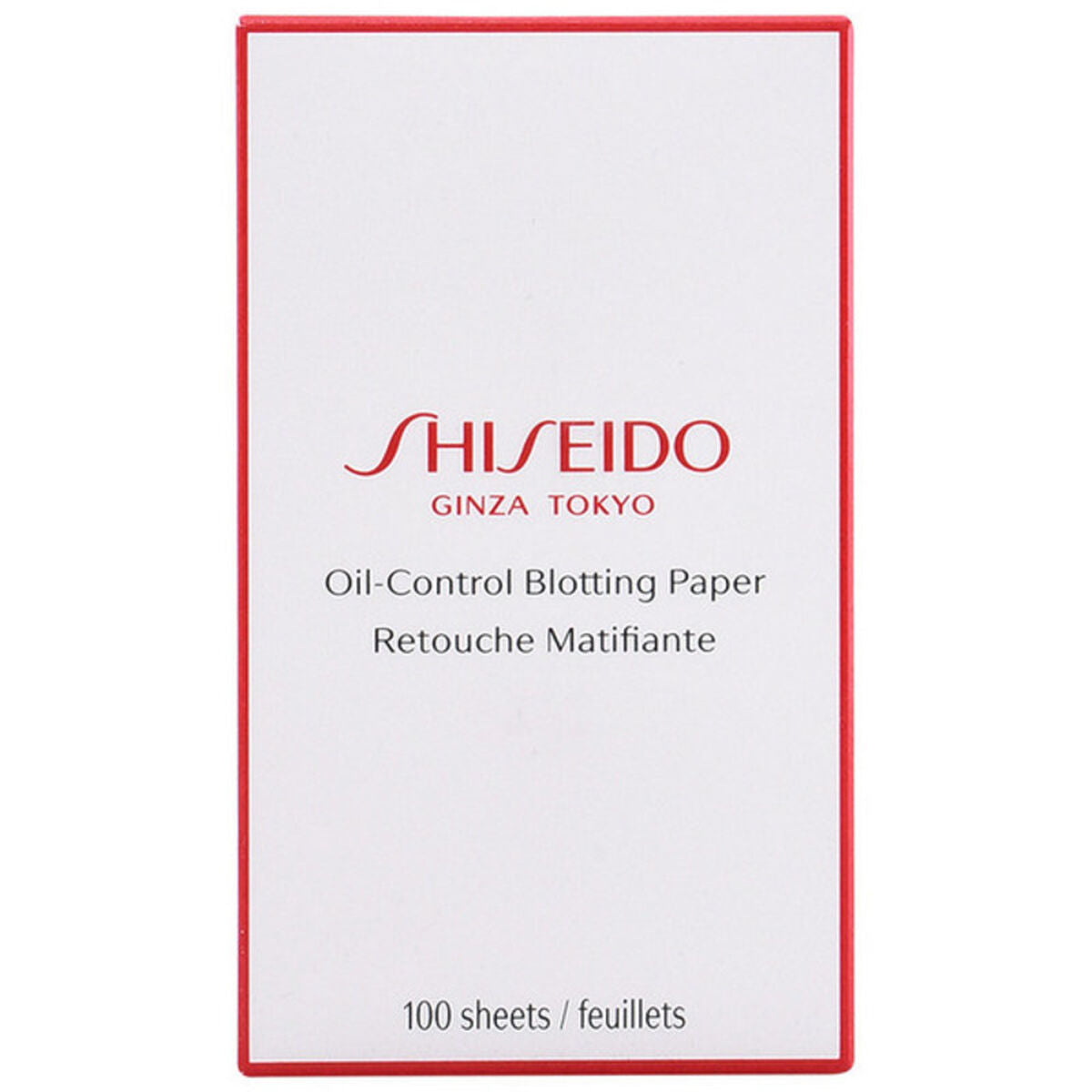 Sheets of Astringent Paper Shiseido The Essentials (100 Units) Shiseido