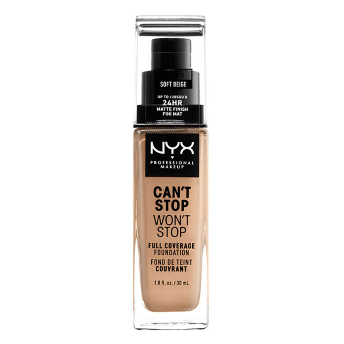 Liquid Make Up Base Can't Stop Won't Stop NYX 800897157241 (30 ml) (30 ml) NYX