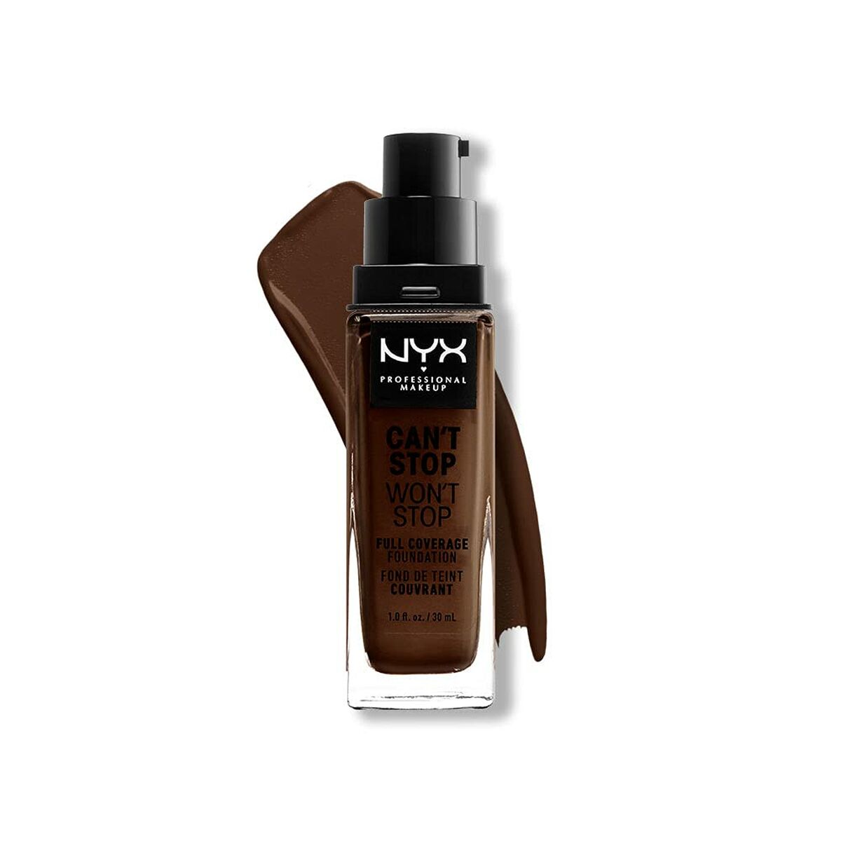 Crème Make-up Base NYX Can't Stop Won't Stop Deep Ebony 30 ml NYX