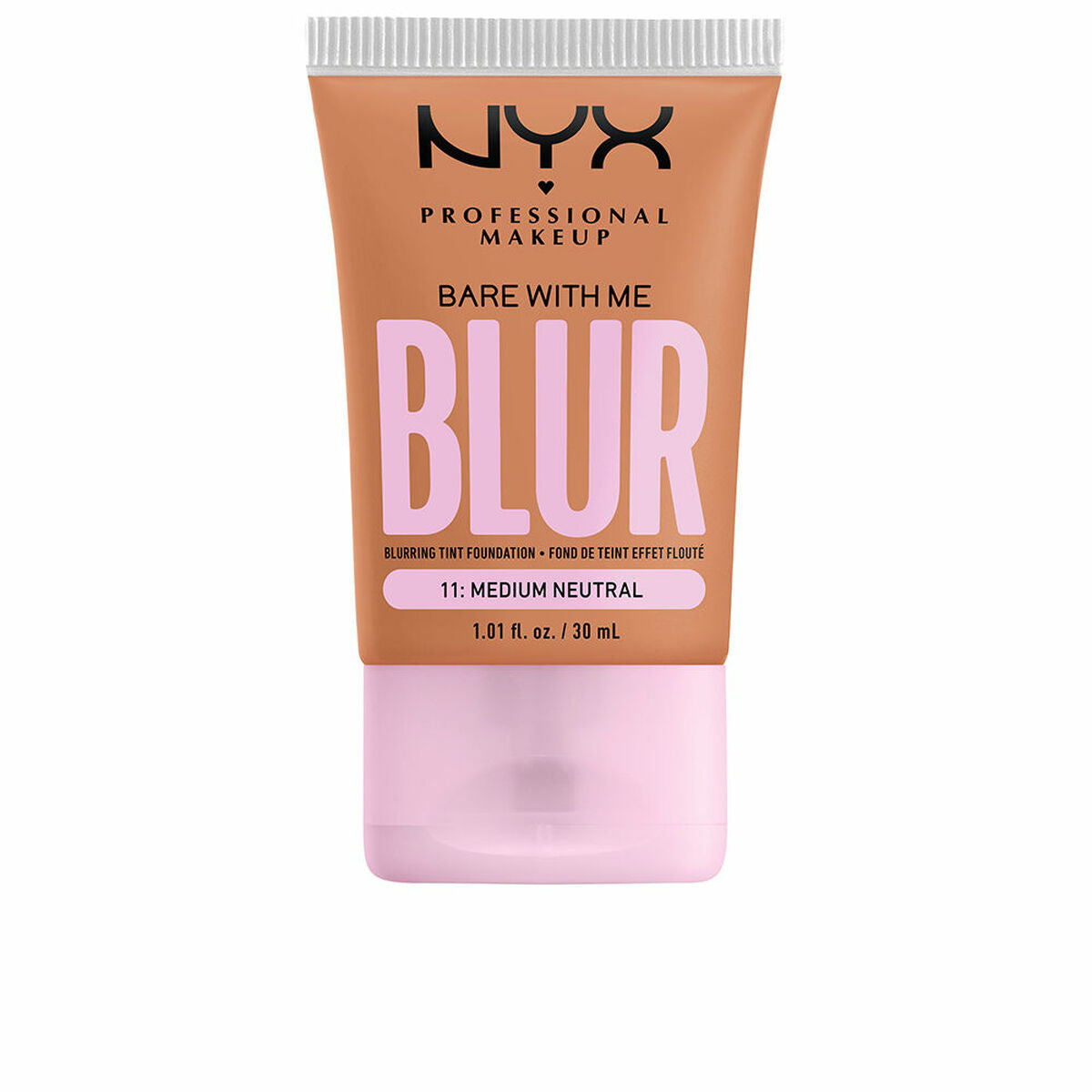 Crème Make-up Base NYX Bare With Me Blur Nº 14 Medium tan 30 ml