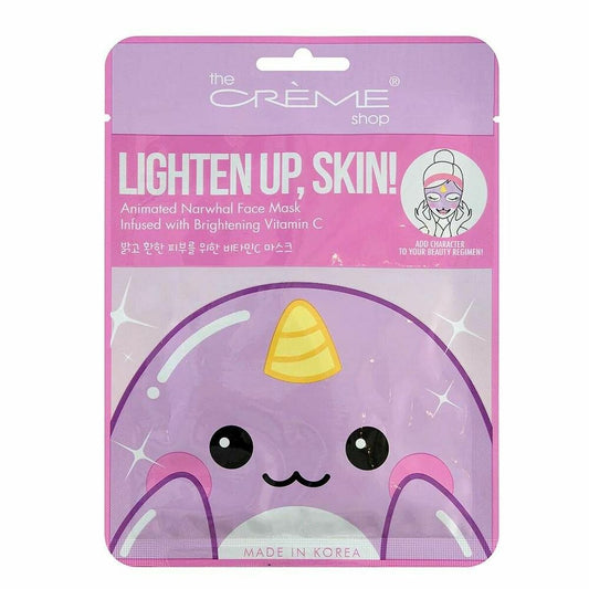 Facial Mask The Crème Shop Lighten Up, Skin! Narwhal (25 g) The Crème Shop