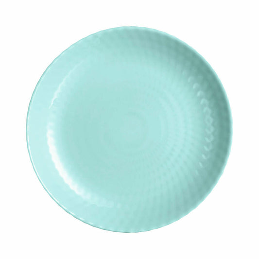 Flat plate Luminarc Pampille Turquoise Glass (Ø 25 cm)