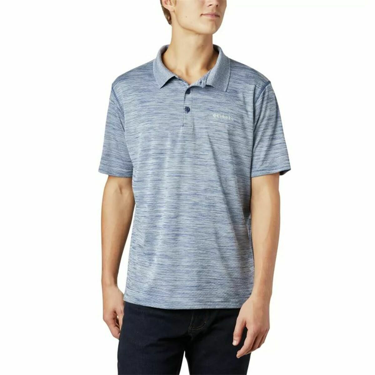 Men’s Short Sleeve Polo Shirt Columbia Zero Rules™ Blue Columbia