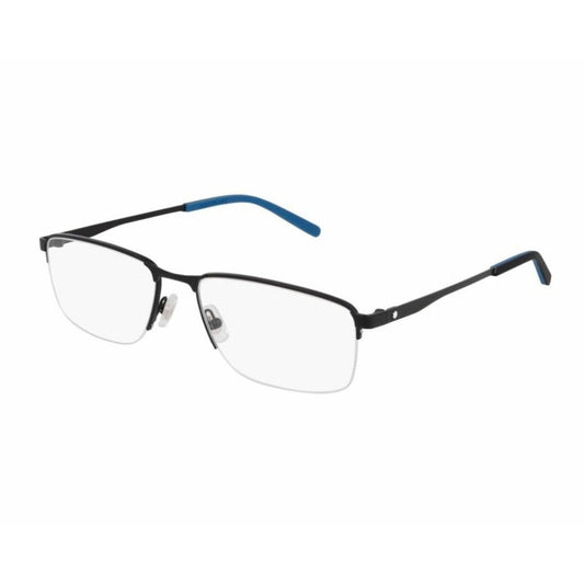 Men' Spectacle frame Montblanc MB0107O-001 Black ø 56 mm