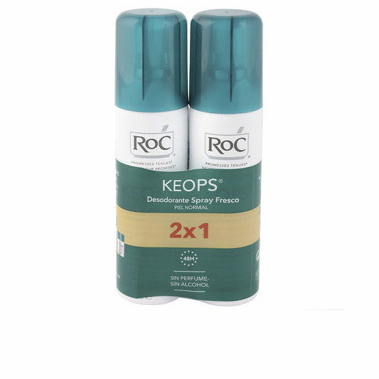 Spray Deodorant Roc Keops Spray Fresco Fresh Spray 2 Pieces (2 x 150 ml)