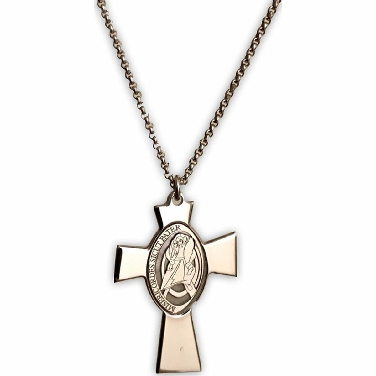 Unisex Necklace Amen CROCE GESU MADRE PERLA Amen