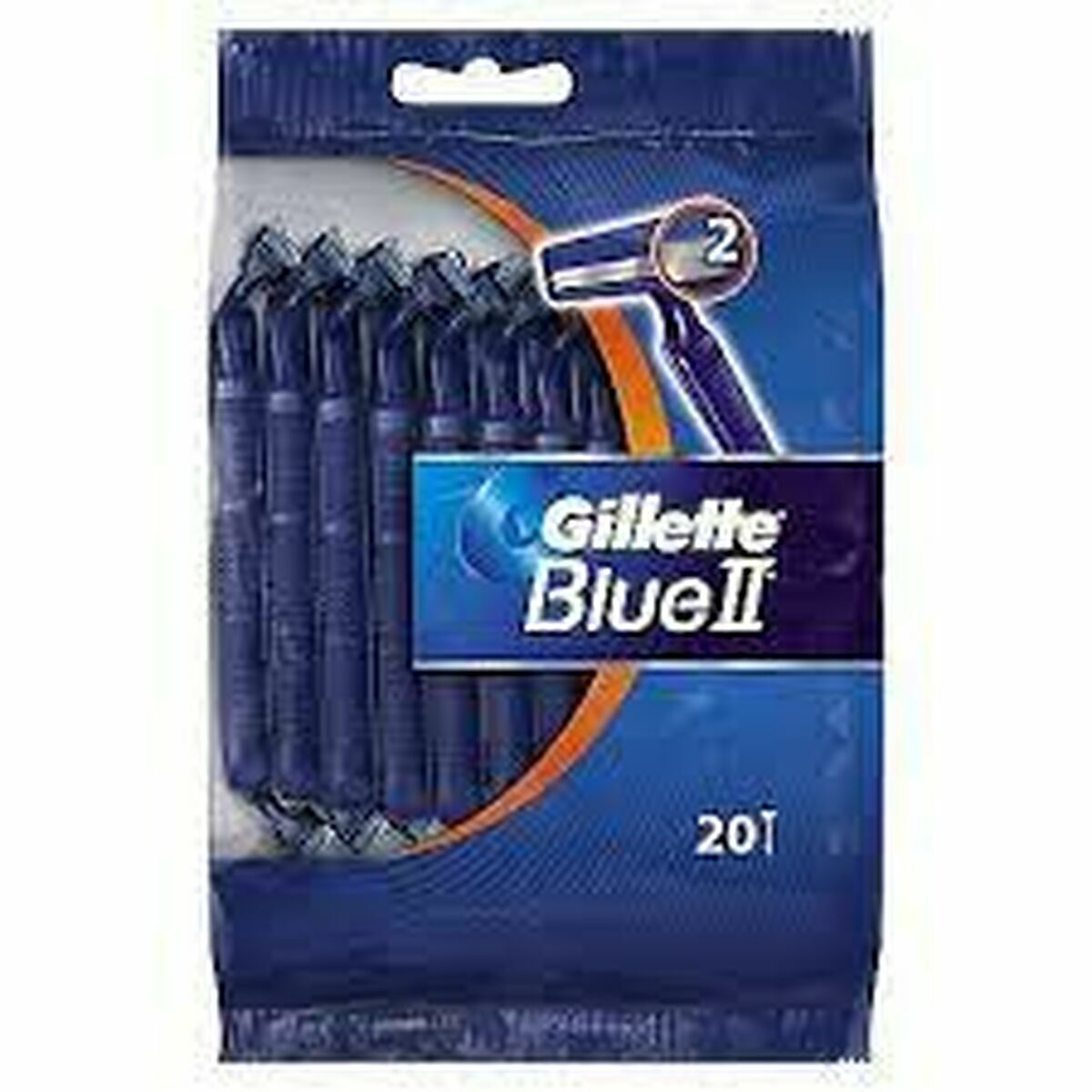 Disposable Razor Gillette Blue II 20 Units Gillette