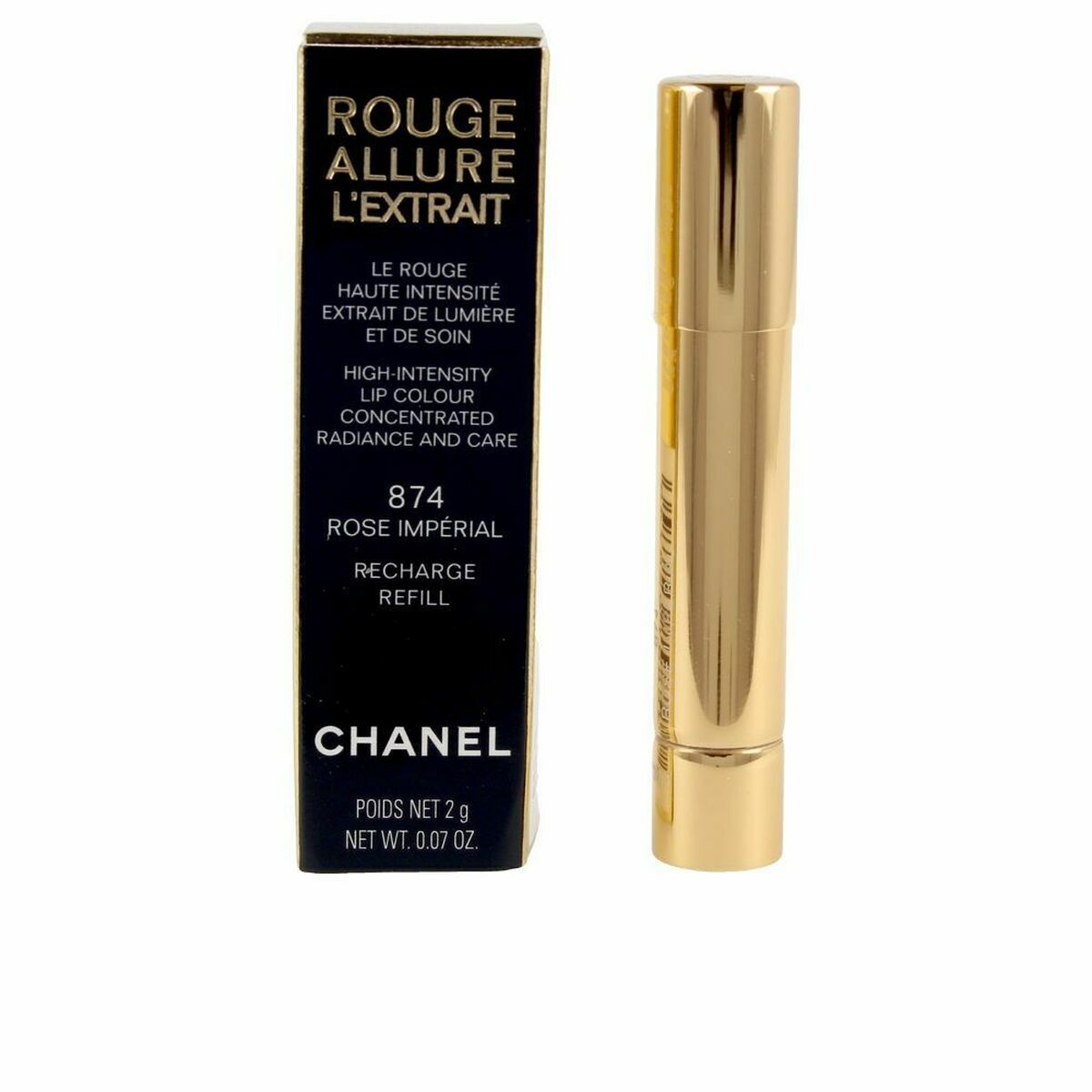 Lipstick Chanel Rouge Allure L'extrait - Ricarica Rose Imperial 874 Chanel