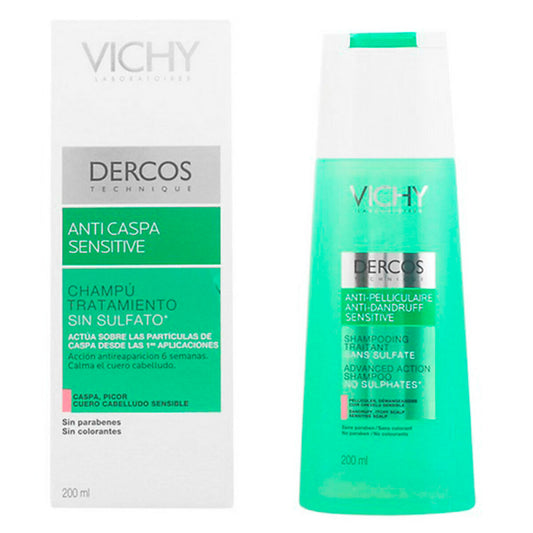 Anti-dandruff Shampoo Dercos Vichy (200 m) Hair with dandruff