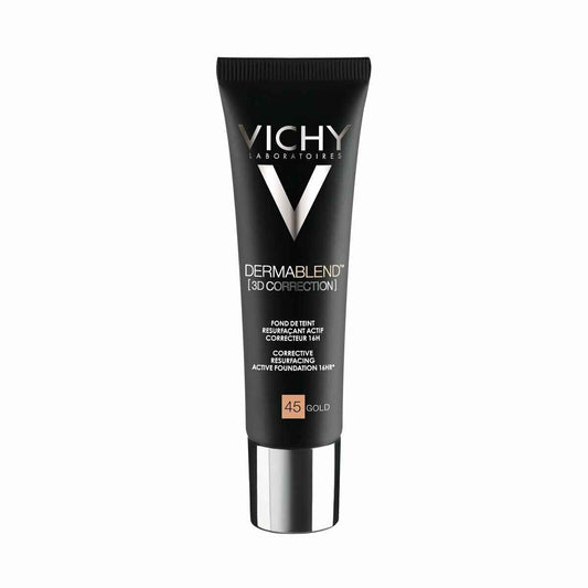 Liquid Make Up Base Vichy Dermablend 3D Make-Up 45-gold Spf 15 30 ml (30 ml) Vichy