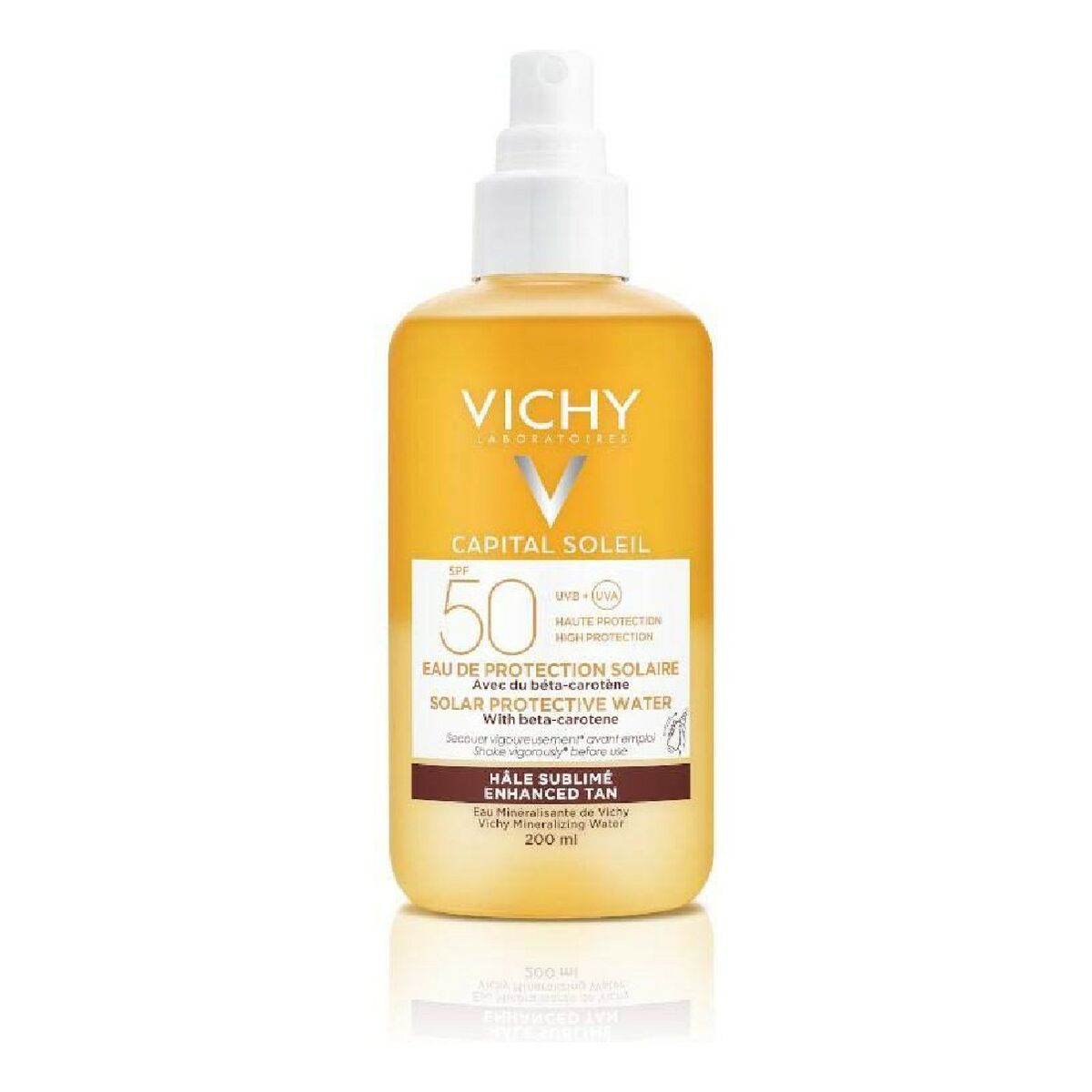 Sun Block Capital Soleil Enhanced Tan Vichy 101094 Spf 50 Spf 50 200 ml Vichy