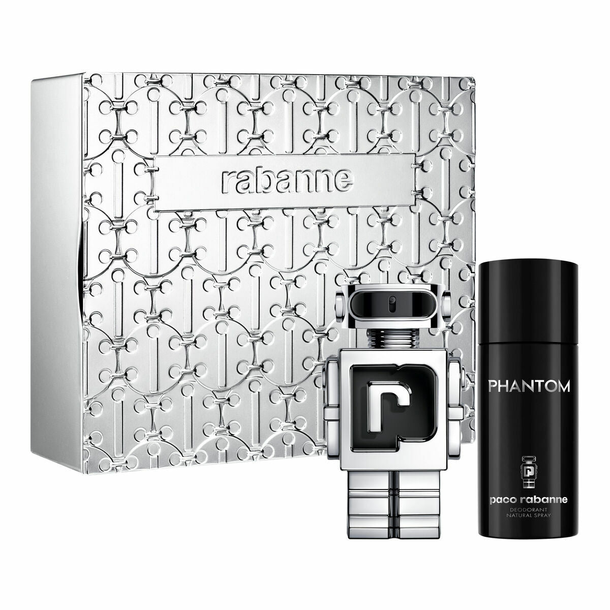 Men's Perfume Set Paco Rabanne EDT Phantom 2 Pieces Paco Rabanne