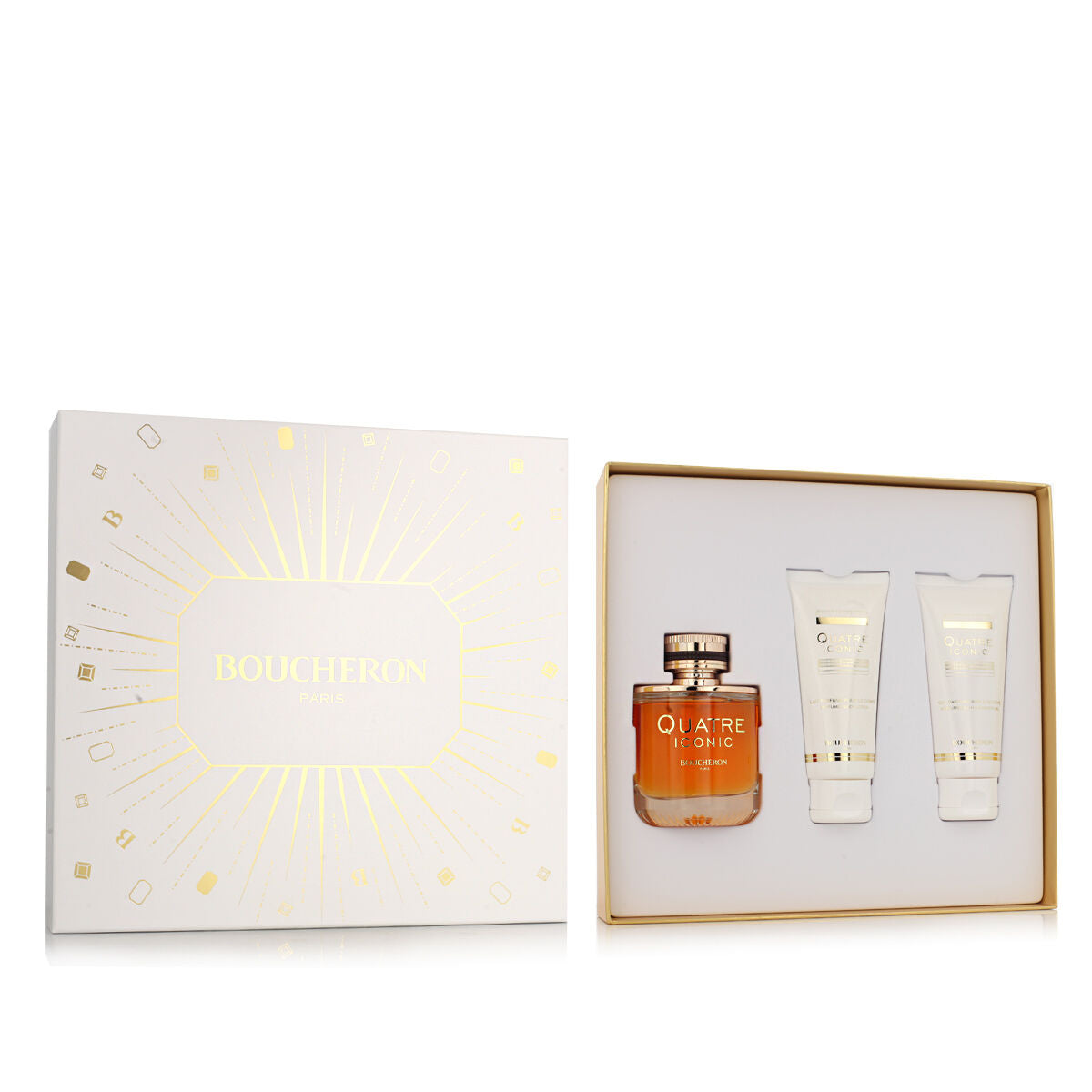 Women's Perfume Set Boucheron Quatre Iconic EDP 3 Pieces Boucheron