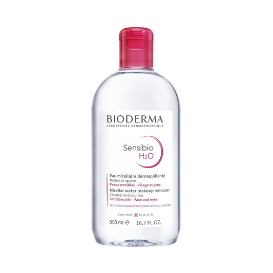 Make Up Remover Micellar Water Bioderma Sensibio H2O 500 ml Bioderma