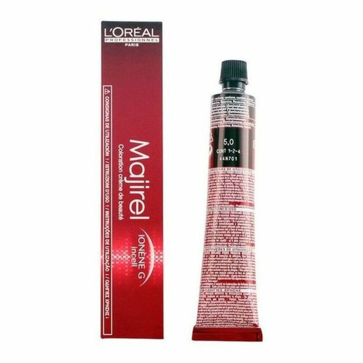 Permanent Dye Majirel L'Oreal Professionnel Paris E0900200 Nº 5,0 50 ml LOreal Professionnel Paris