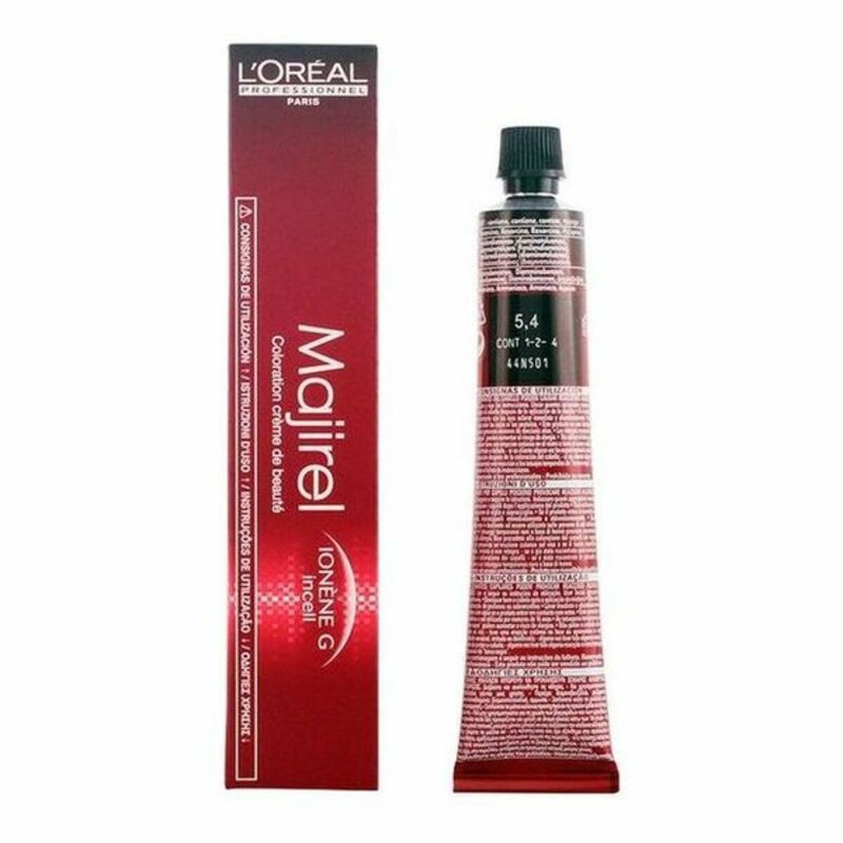 Permanent Dye Majirel L'Oreal Professionnel Paris 0000003506 Nº 5,4 Nº 5,4 50 ml LOreal Professionnel Paris