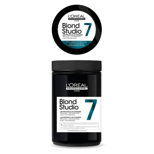 Lightener L'Oreal Professionnel Paris Blond Studio Clay 500 g LOreal Professionnel Paris