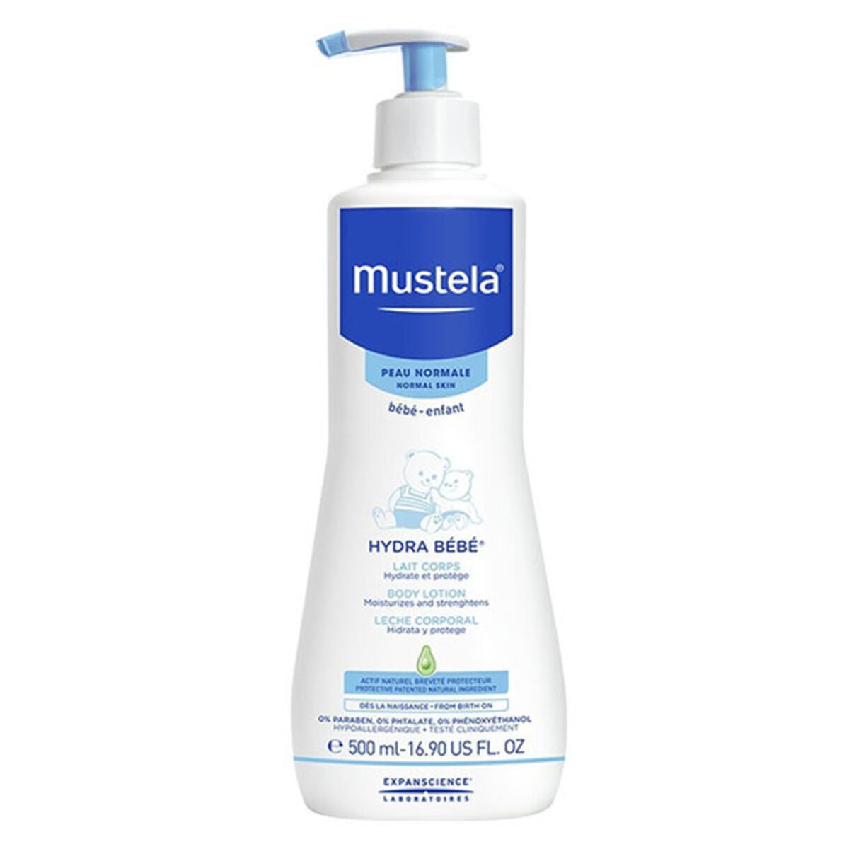 Body Lotion Mustela Hydra Bebé (500 ml)