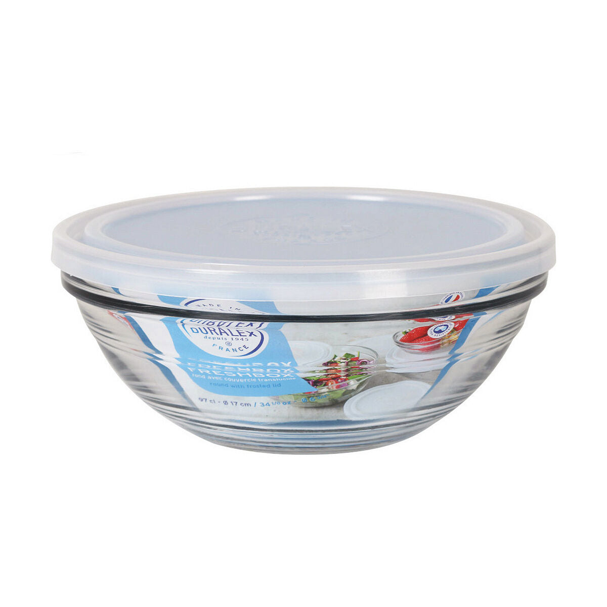 Round Lunch Box with Lid Duralex FreshBox 970 ml Duralex