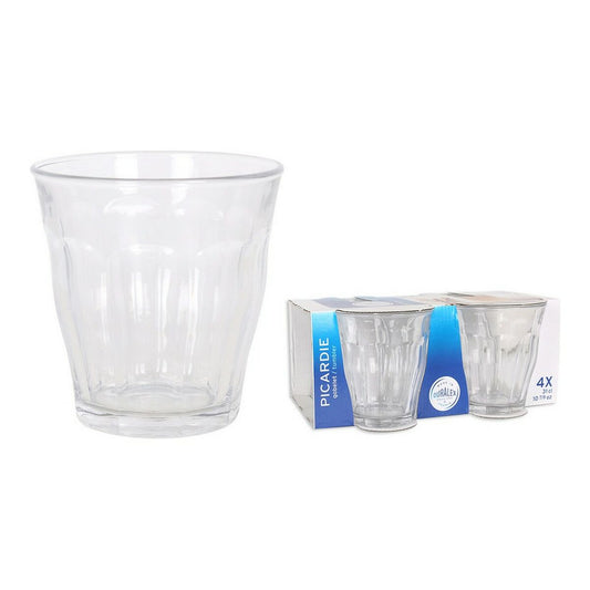 Set of glasses Duralex DXT01213 Crystal 310 ml (4 Units)