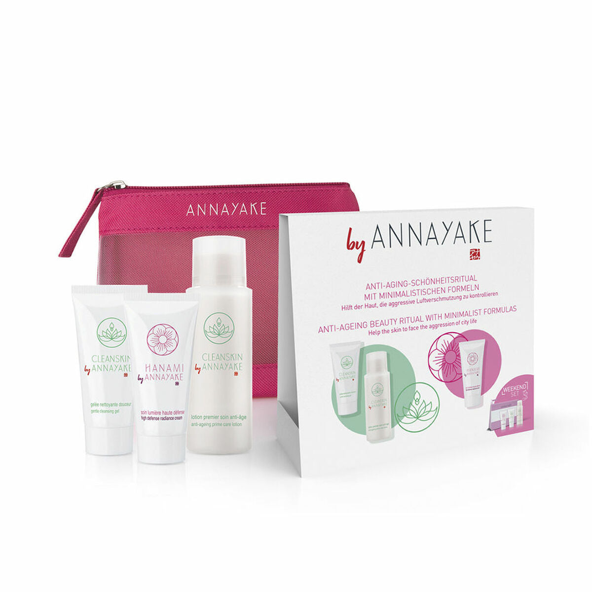 Unisex Cosmetic Set Annayake Hanami 3 Pieces Annayake