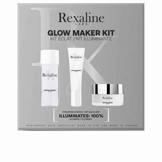 Women's Cosmetics Set Rexaline Crystal Bright Glow 3 Pieces Rexaline