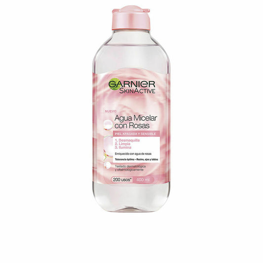 Make Up Remover Micellar Water Garnier Skinactive Agua Rosas Rose water 400 ml