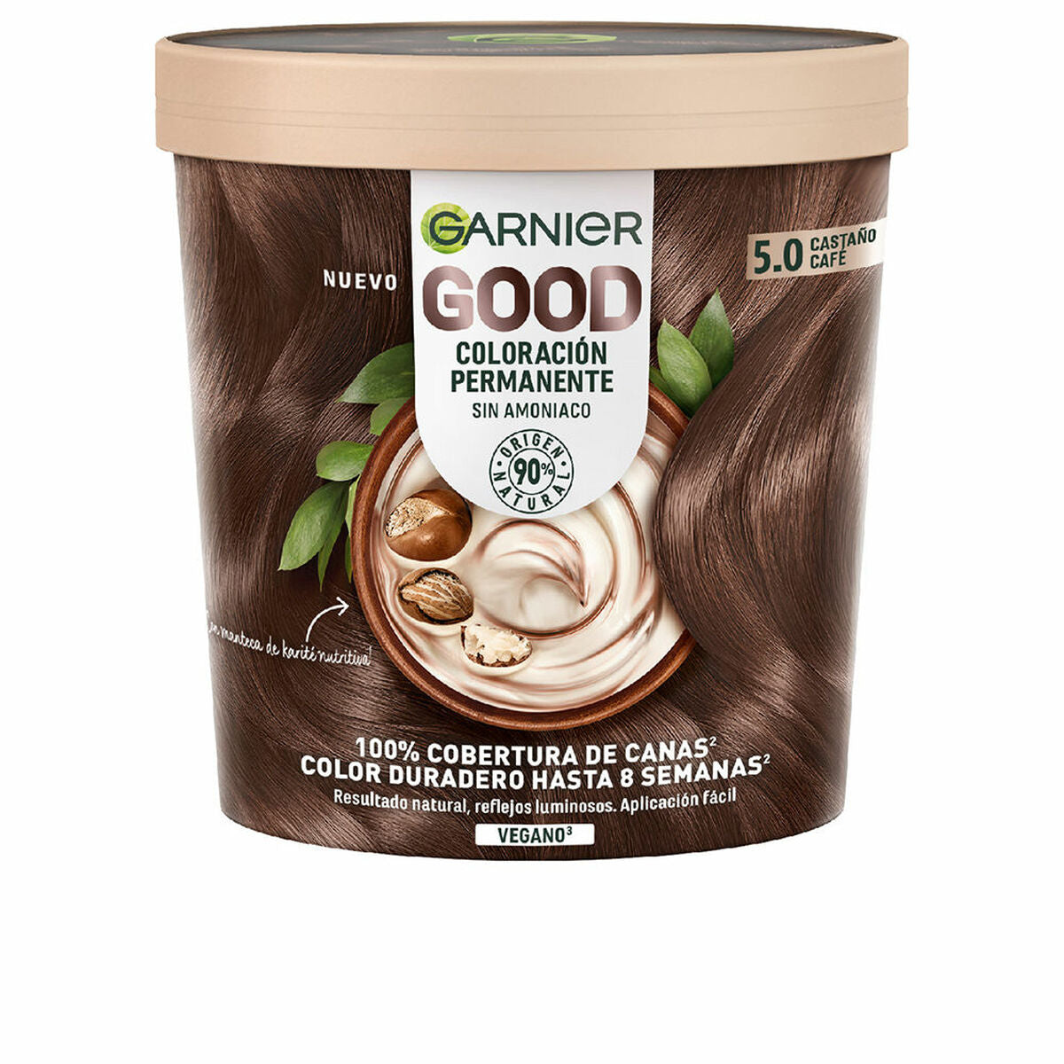 Permanent Dye Garnier Good Café Brown Nº 5.0 (1 Unit) Garnier