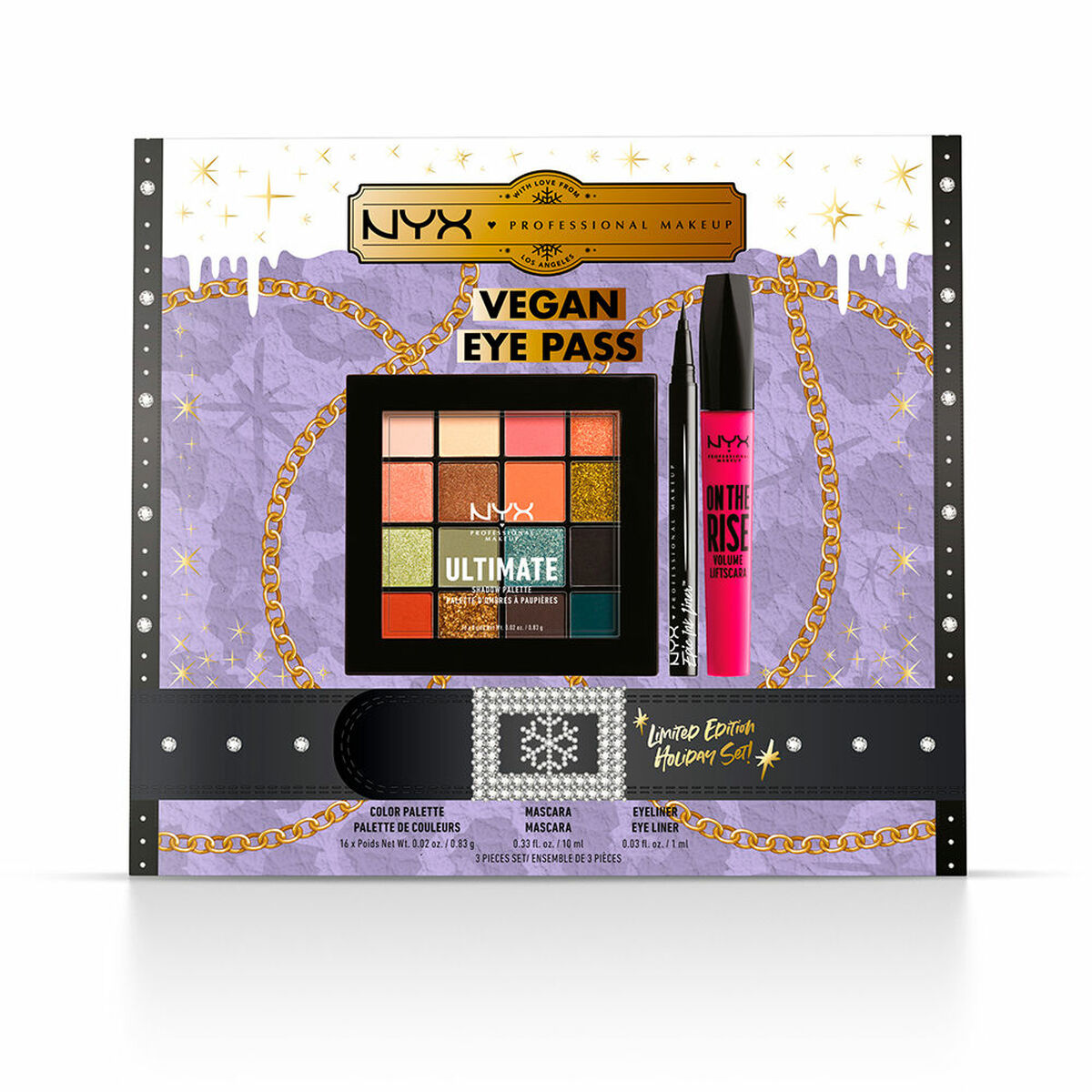 Make-Up Set NYX Vegan Eye Pass Limited Edition Limited edition 3 Pieces NYX