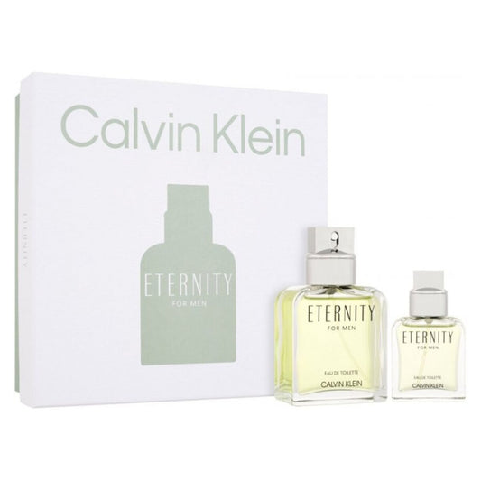 Men's Perfume Set Calvin Klein EDT Eternity 2 Pieces Calvin Klein