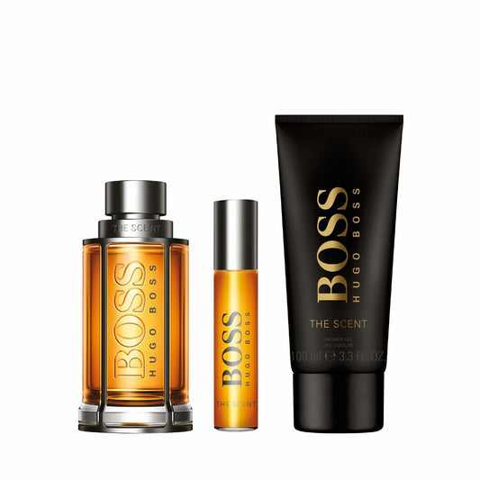 Men's Perfume Set Hugo Boss EDT BOSS The Scent 3 Pieces Hugo Boss