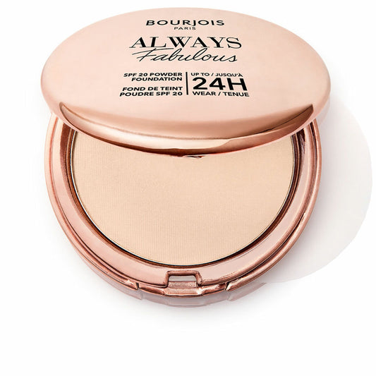 Powder Make-up Base Bourjois Always Fabulous Nº 100 Rose Ivory Spf 20 7 g