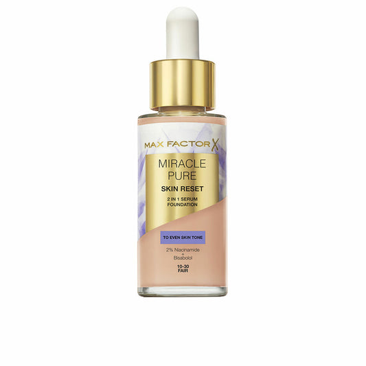 Perfecting Serum Max Factor MIRACLE PURE Nº 10-30 Fair 30 ml Max Factor