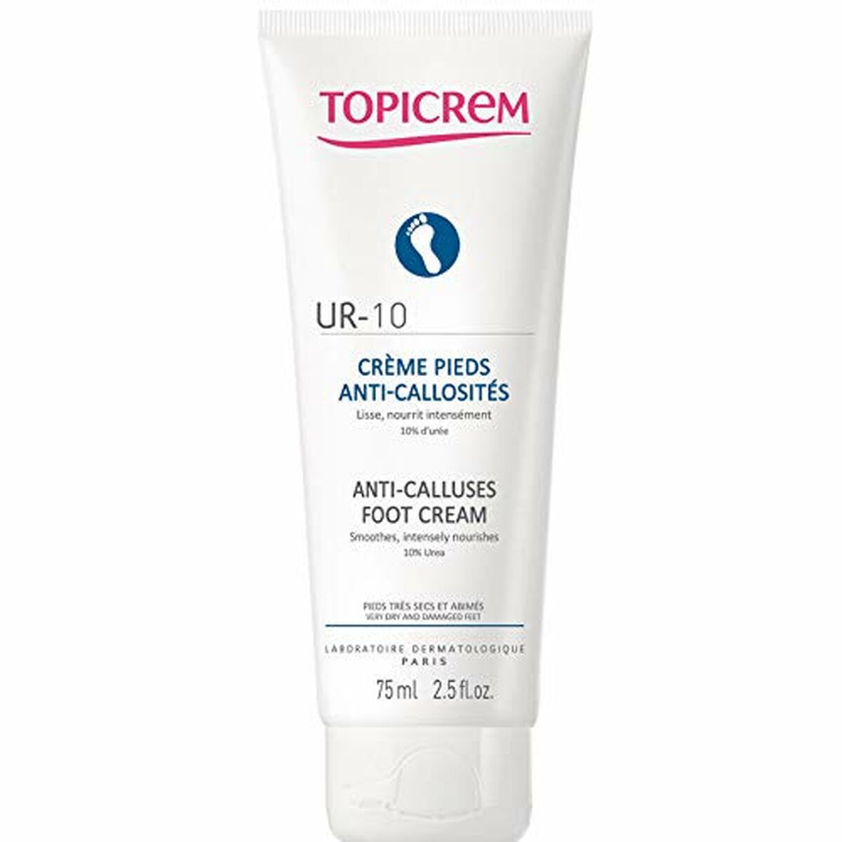 Moisturising Foot Cream Corn treatment 75 ml Topicrem