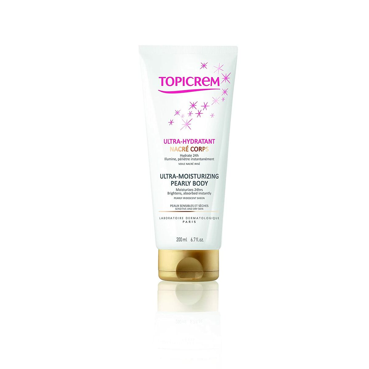 Body Cream Topicrem Pearly Body 200 ml