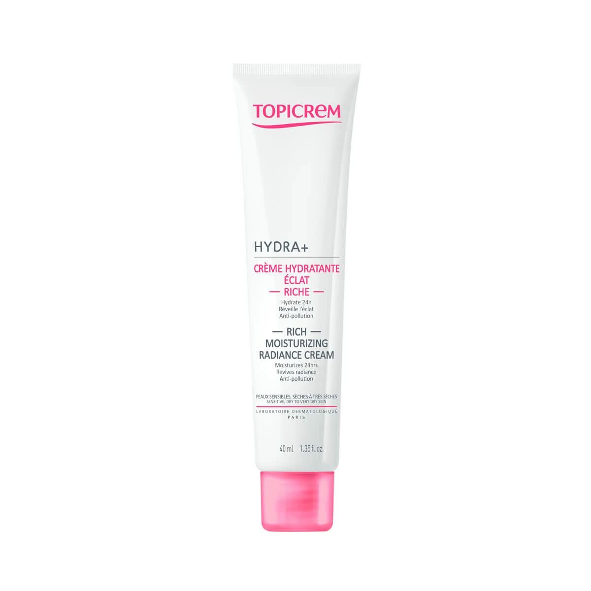 Hydrating Cream Topicrem Hydra+ Highlighter 40 ml Topicrem