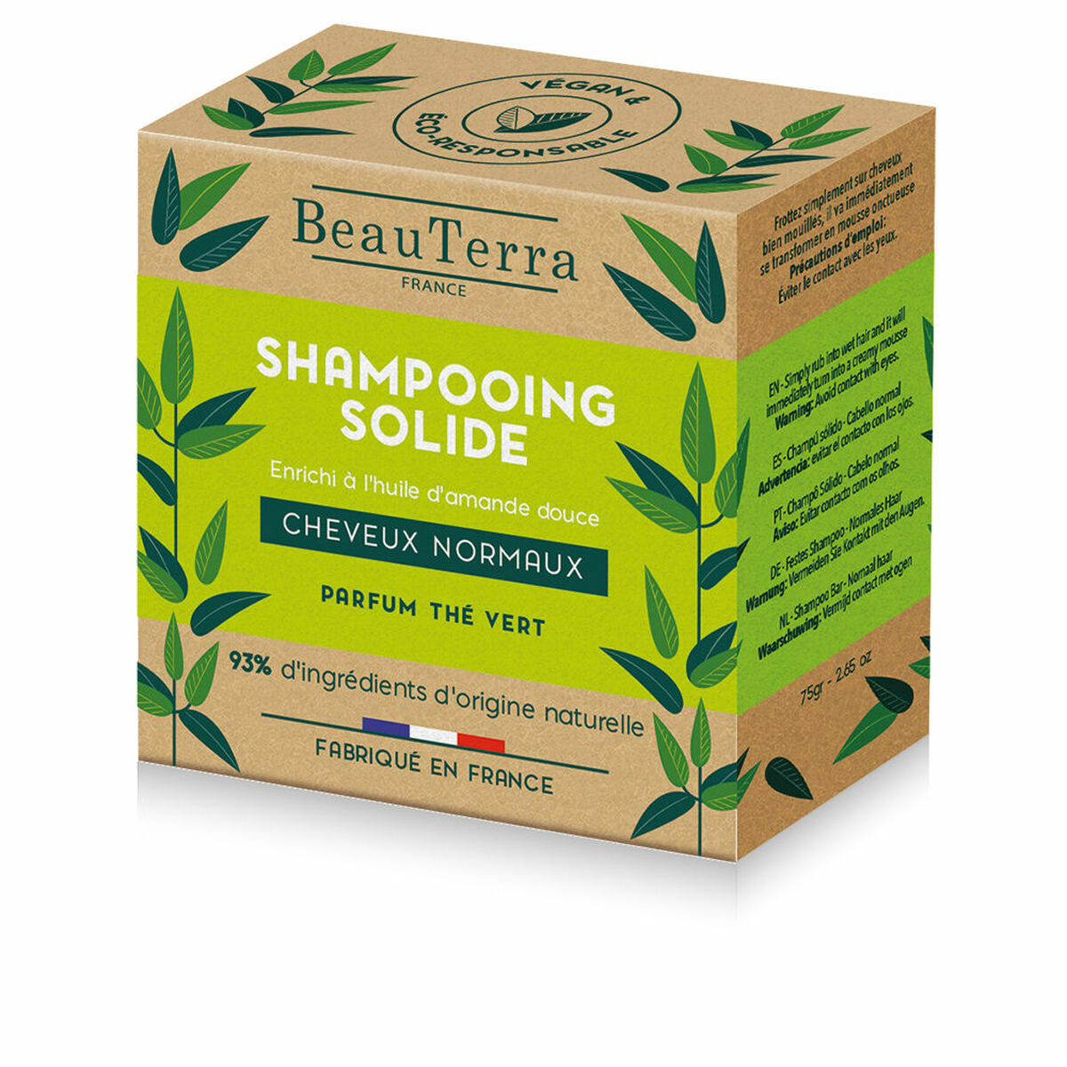 Shampoo Bar Beauterra Green Tea 75 g Beauterra