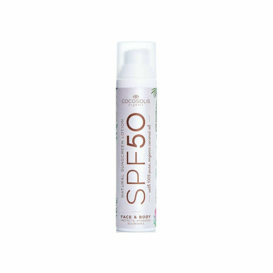 Sun Lotion Natural Face & Body Cocosolis Spf 50 (100 ml)