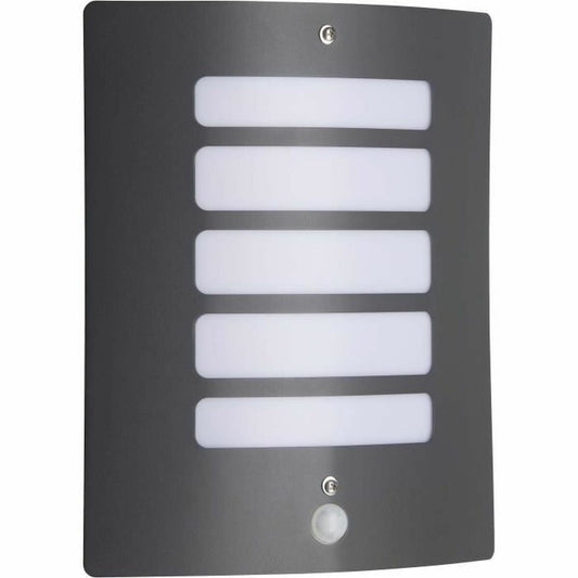 Wall Light Brilliant Todd Exterior Motion Detector Anthracite Metal 60 W E27 Brilliant