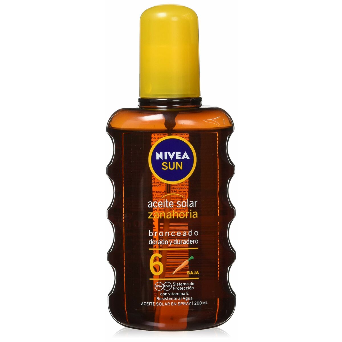 Sunscreen Oil Nivea SUN ZANAHORIA Spf 6 200 ml Nivea