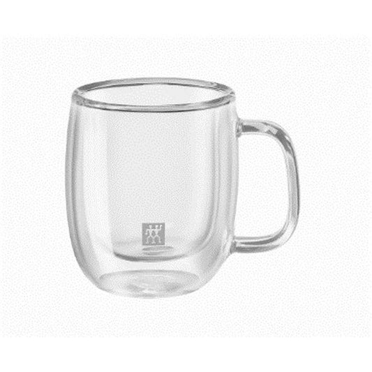 2 Piece Coffee Cup Set Zwilling 39500-110 Borosilicate Glass 80 ml Transparent 2 Pieces (2 Units) - byKim